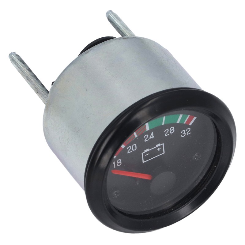 Voltage Gauge 52mm Aluminum Alloy LED Voltmeter Gauge for Diesel