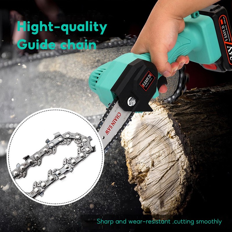 4 pcs 4 Inch Chainsaw Chain, Mini Chainsaw Chain, Steel