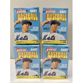 🔥⚾️2021 Topps Heritage Baseball Blaster Box🔥 New HOT Release Late March 2021🔥