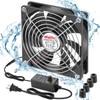 Wathai 120mm x 25mm Waterproof Small Box Fan IP67 12V
