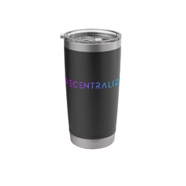 Decentralize Crypto Web3 Blockchain Currency DAO NFT P2P IOT Stainless Steel Insulated Tumbler