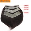 HAPPY&CC Forehead Hairline Toupee for Men High Density Human Hair