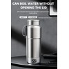 Pure Titanium Travel Kettle, 380ML Portable Electric Kettle, 12 Temp