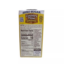 Country Time Lemonade Flavor Lot of 6 Boxes 0 Sugar Singles to Go Drink Mix