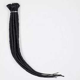 DreadLab Hair Extension, 19.69 Inches, Black, Piece: 1