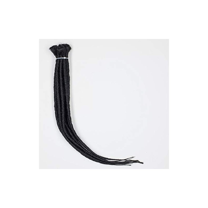DreadLab Hair Extension, 19.69 Inches, Black, Piece: 1