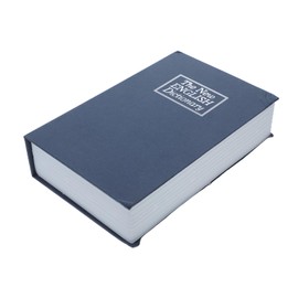 Operitacx Book Safe Lock Box Simulated Book Security Hidden Storage for Cash and Valuables Combination Lock Decorative Box for College Dorm