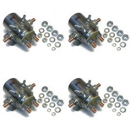 4 Pack Switch Relay 12V Solenoid Continuous Duty for Autocrane Auto Crane Boom Hoist