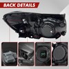 YOOCOO Headlight Assembly Compatible with 2007 2008 2009 Kia Spectra