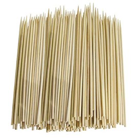 Chef Craft Thin Bamboo Skewers for BBQ, Skewer, Shish Kabobs, Appetizers, 12-Inch, 100 Pieces