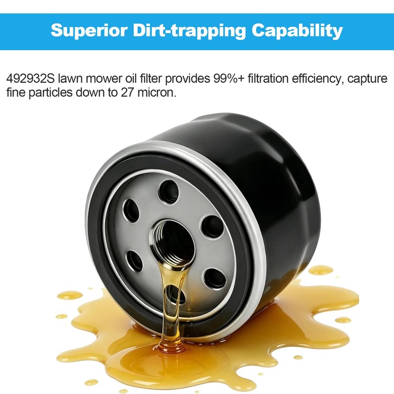 492932 Oil Filter Replacement Kit for John Dere Lawn Tractor