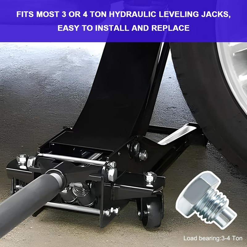 NYTKL 2 PCS Car Floor Jack Handle Bolts, Horizontal Floor