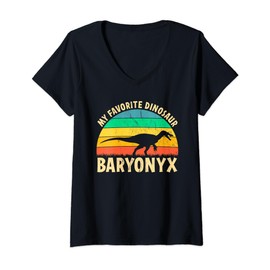 Baryonyx My Favorite Dinosaur - Dino Lovers V-Neck T-Shirt