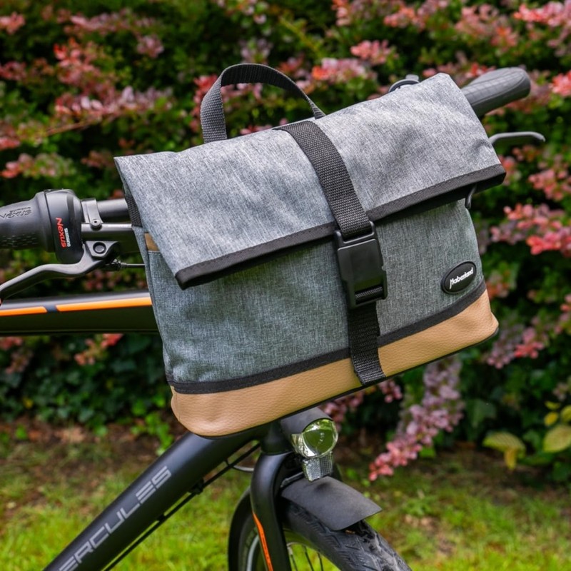 Haberland Mel-Emotion Bicycle Handlebar Bag Grey