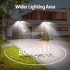Sunenvoy 2 Pack 180 LED Solar Flood Light Outdoor,Motion Sensor