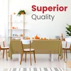 Premium Gold 14-Pack Plastic Tablecloths - 54 x 108 in.