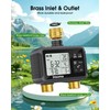 Insoma Water Timer with Brass Inlet & Outlet, 2 Independent
