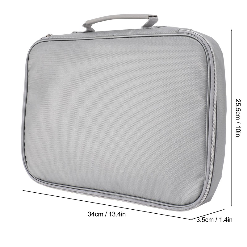 Fireproof Document Box Multilayer Portable Document Organizer Bag for Home