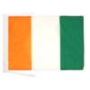 Ivory Coast Flag 18'' x 12'' cords - Ivorian SMALL