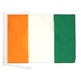 Ivory Coast Flag 18'' x 12'' cords - Ivorian SMALL flags 30 x 45cm - Banner 18x12 in - AZ FLAG