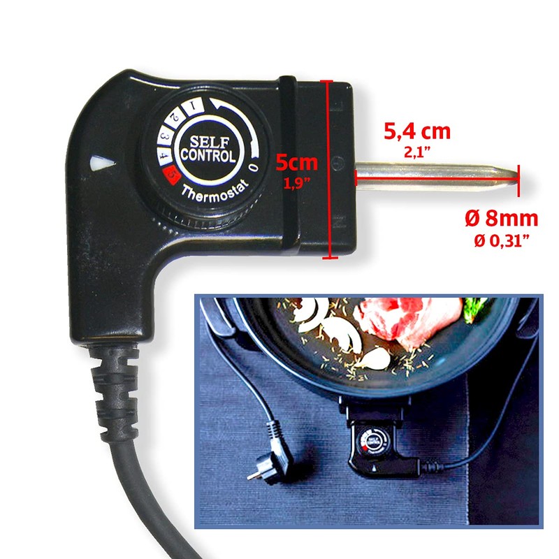 GOLDMAN SERVICE | Cable Thermostat for Electric Grill Plate. Valid