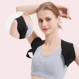 iStabo Back Posture Corrector for Women & Men, Kyphosis Relief, Spine Support Brace, Upper Back & Shoulder Alignment, Comfortable & Breathable, Easy to Use