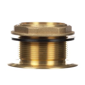 Encore E16-4060 Brass Sink Drain 2" L, 2-1/2" Dia. Sink Opening, 3-1/2" Face Flange, Includes: Locknut & Washer, 2" NPS,