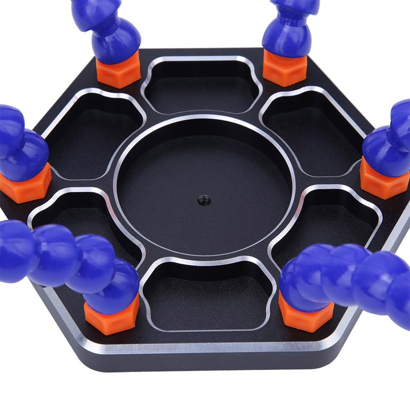 Soldering Third Hand, 6 Flexible Arms Soldering Aid Tool Tool,