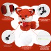 DSIOHFEI Crochet Kit for Beginners, Fox Crochet Animal Kit, Crochet