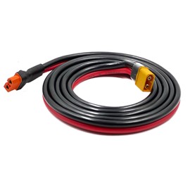 ZkeeShop XT60 Male to Female Cable - 12AWG Solar Charging Cable Extension - Compatible with EcoFlow Portable Power Station & Solar Generator (20FT)