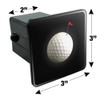 GRAPHICS & MORE Golf Ball Moon Flag Golfing Tow Trailer