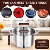 304 Stainless Steel Double Boiler Set - 2.6QT Melting Bowl