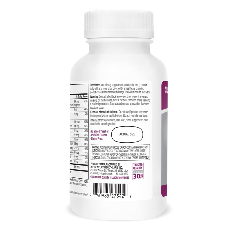 21st Century Sentry Senior Women 50 Plus Tablets, 100 Count