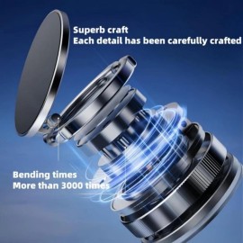 Universal 360° Adjustable Magnetic Vacuum Suction Cup Car Phone Holder Mount for MagSafe