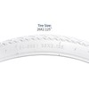 YUNSCM 2-PCS 26" White Road Bike Tires 26 x 2.125/54-559