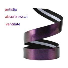 SUKOUSRAM Road Cyclists use Grips with Sweat-Absorbing and Breathable Materials to Make Their Rides More Enjoyable and Lightweight (Purple)