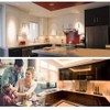 LED Puck Lights Wired Under Cabinet Lighting Dimmable,Round Cabinet Lights