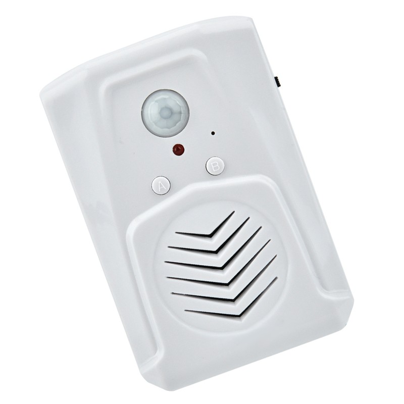 USB/Battery Powered Motion Sensor Alarm MP3 Audio Player Infrared Induction