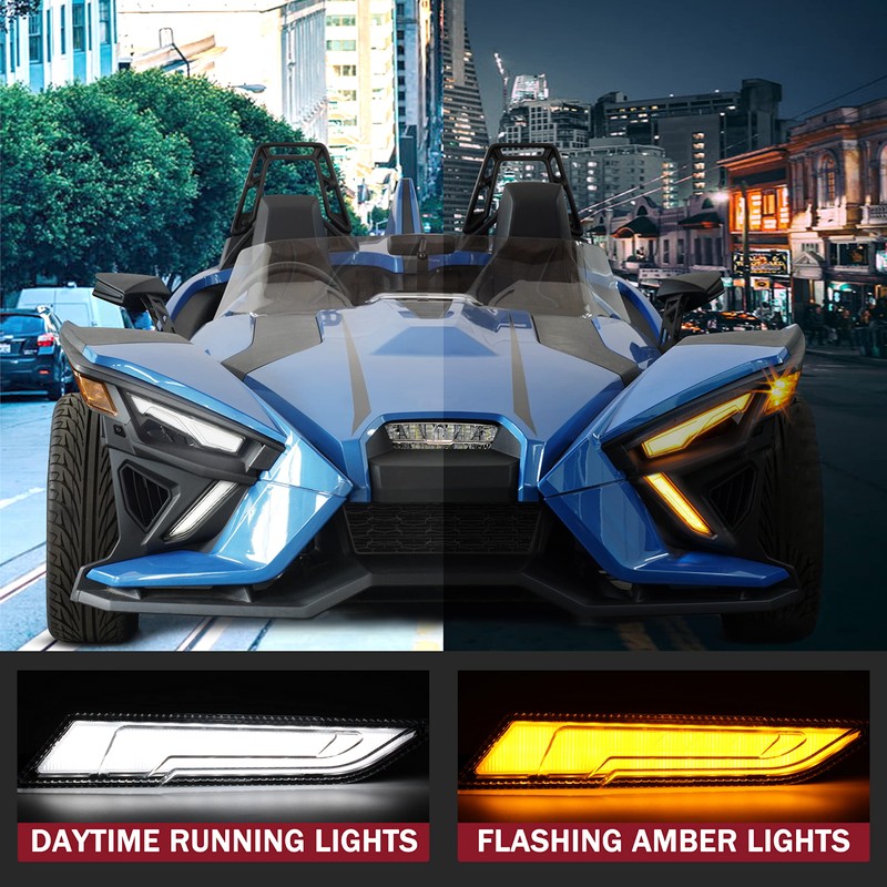 SAUTVS Lower Accent Panel Light Kit for Slingshot 2020-2023, Daytime