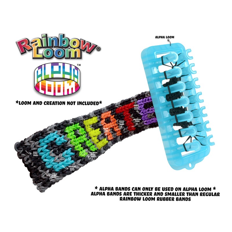 Rainbow Loom Alpha Bands-Navy Blue