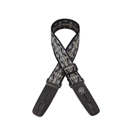 Lock It LIS070 Guitar Strap - Classic Woven, Carbon Canyon