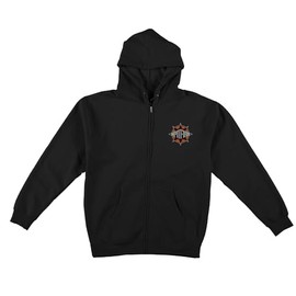 Spitfire Wheels Hoody Sure Shot Zip Black Size L