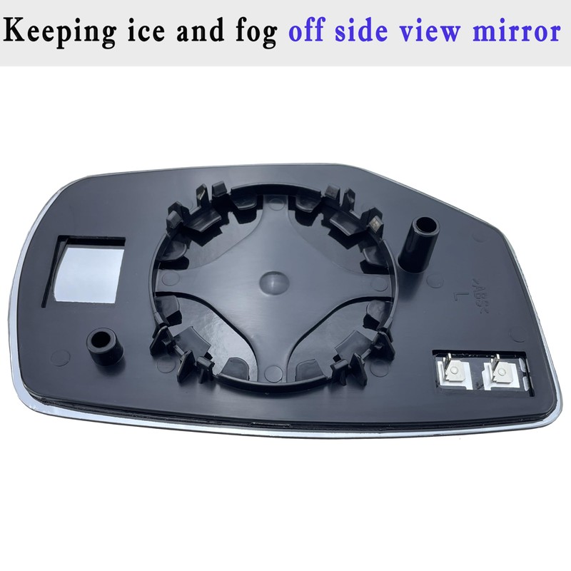 2015 Accord Driver Side Heated Mirror Glass Compatible with 2013