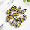 Excavators Shoe Charms, Construction Croc Charms Pack for Shoe Decoration