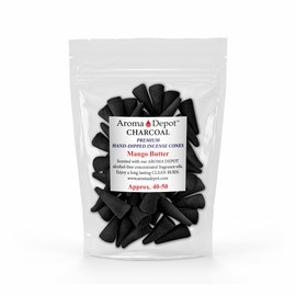 1'' Mango Butter Incense Charcoal Cones (Approx. 40-50)