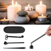 Wick Cutter Black Stainless Steel Candle Accessories With Wick Hook
