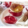 Staub 40511-236 Ceramic Cocotte Round 4.9 inches (10 cm), Cherry