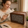 Wooden Savings Challenge Money Box – Reusable Cash Storage Piggy