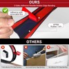 Rubber Edge Trim, Flexible Self-Adhesive U Shaped Peel and Stick