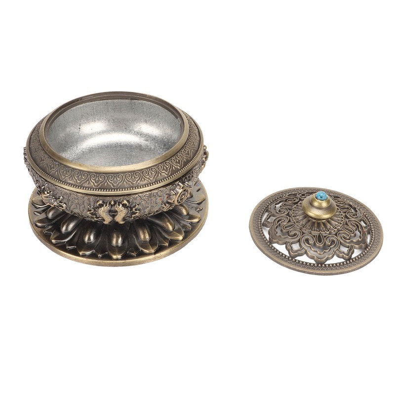 Incense Burner Bronze Nepal Sandalwood Alloy Incense Burner Holder for